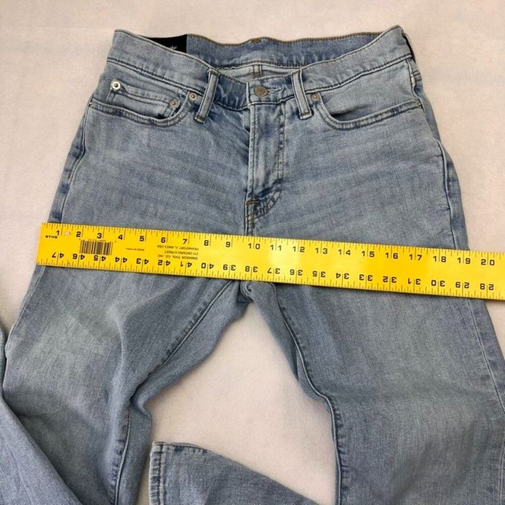 Abercrombie & Fitch Jeans Men's 28x30 Skinny Stretch Light Wash Mid-Rise - Picture 9 of 14